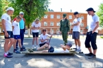 Команда Лиозненского района принимает участие в Областной военно- патриотической игре Зарница. Северный регион