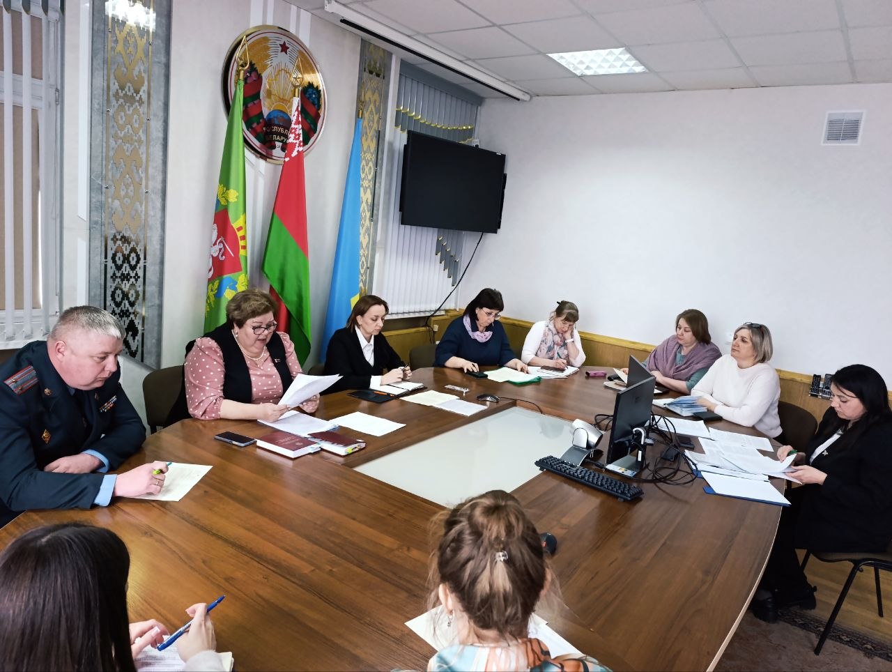 Прошло заседание комиссии по делам несовершеннолетних