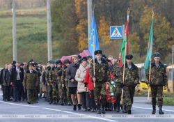 В Великом Селе перезахоронили останки погибших в годы войны солдат