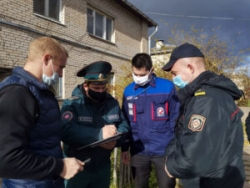 Акция «За безопасность вместе» стартовала в Лиозненском районе с обследования чердаков и подвалов