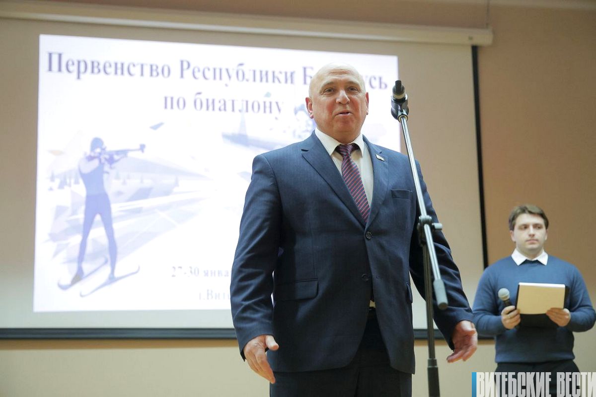 Фотофакт. В Витебске состоялась торжественная церемония открытия первенства Беларуси по биатлону