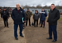 Сельскохозяйственная техника Лиозненщины направляется на зимовку