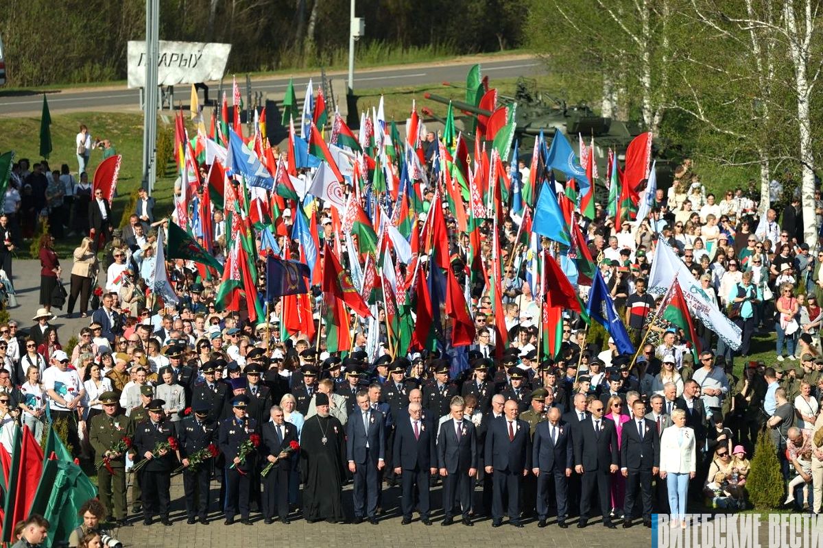 Областная патриотическая акция «Прорыв Победы» собрала в Ушачах представителей разных поколений из Беларуси и России