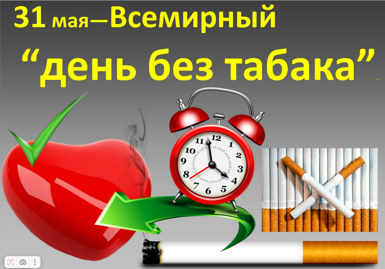 31 мая - Всемирный день без табака
