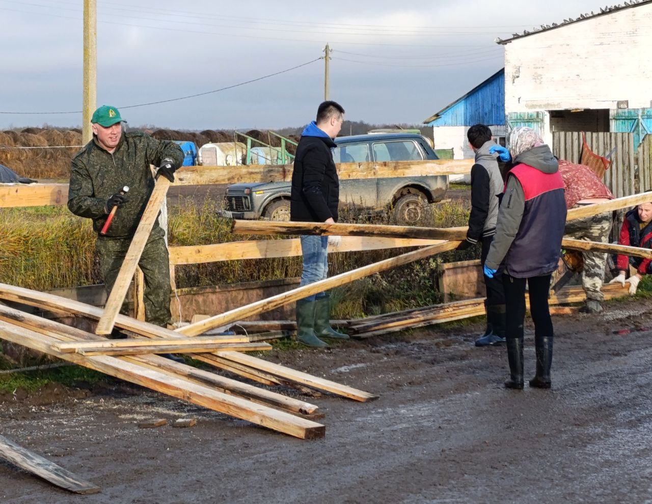 Благоустройство и помощь на МТК «Низы»