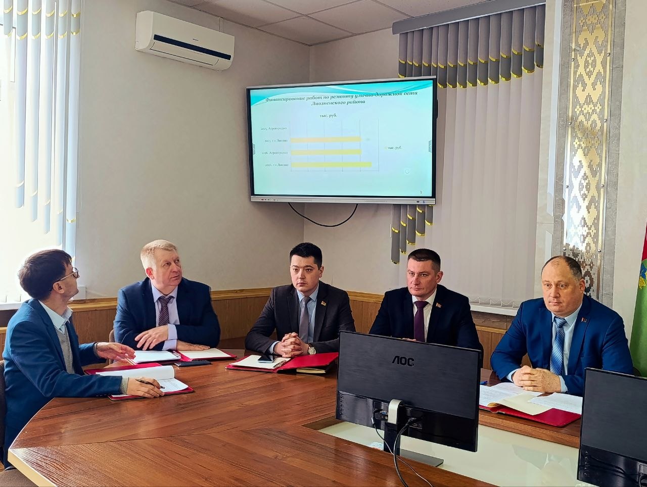 Благоустройство населенных пунктов Лиозненского района рассмотрели на Президиуме райСовета