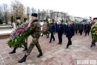 В Витебске в День защитников Отечества и Вооруженных Сил Беларуси почтили память павших в боях