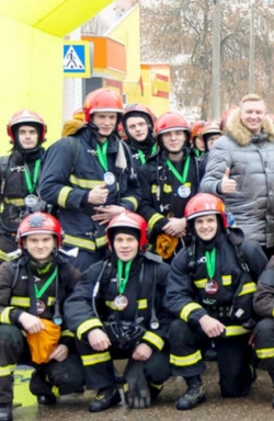 Спасатели Лиозненского РОЧС приняли участие в забеге в честь 85-летия Витебской области