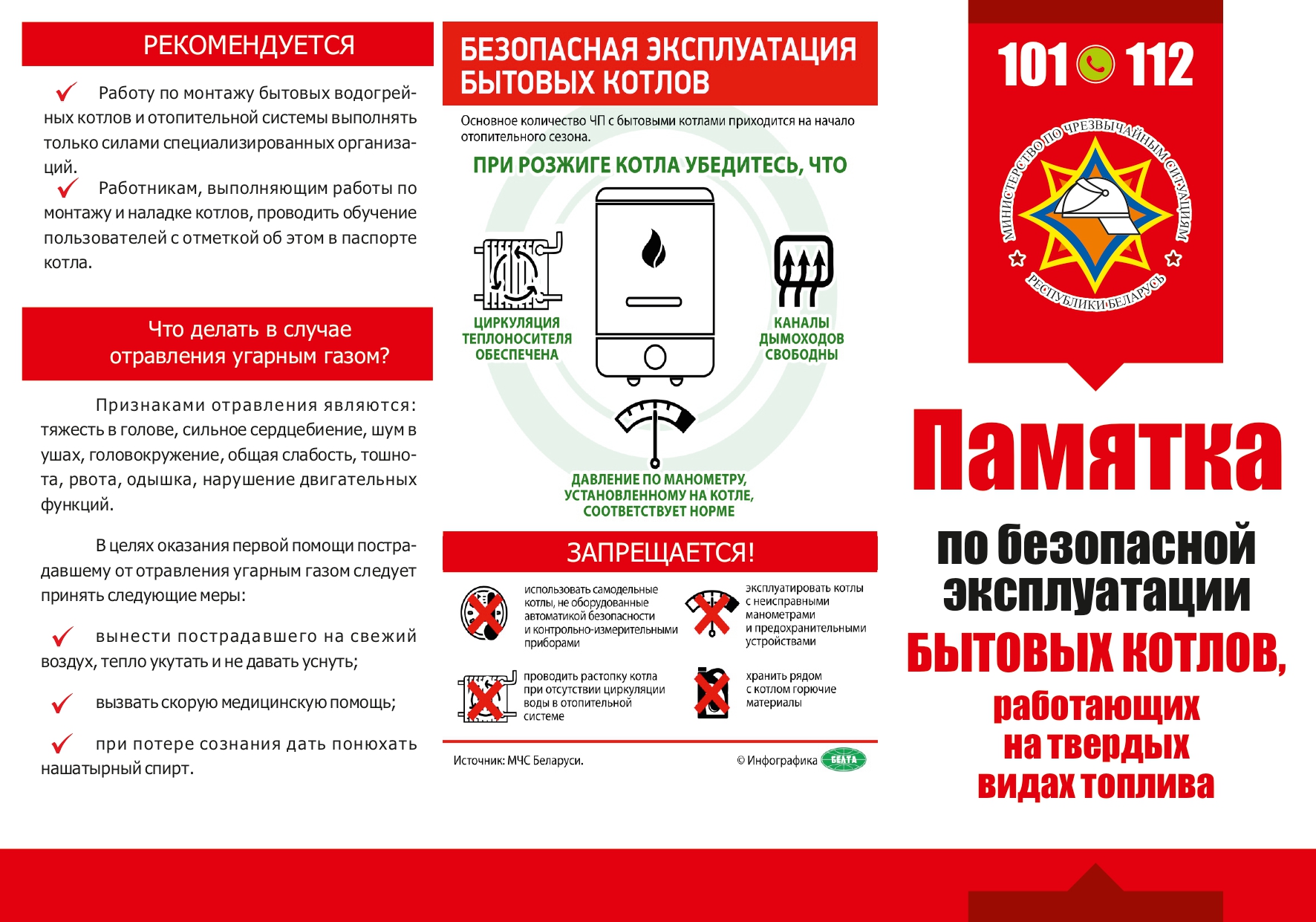 О правилах пользования бытовыми отопительными котлами