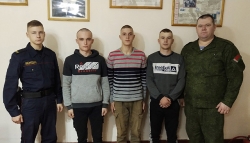 Из Лиозненского района в армию отправились первые призывники