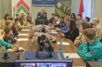 В Витебском медуниверситете прошел урок памяти «Сестры Хатыни»