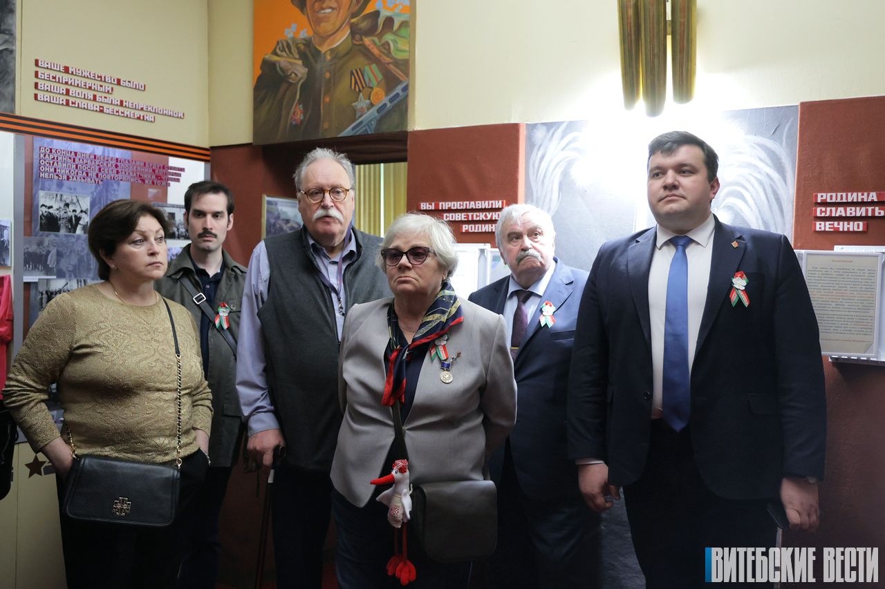 Впервые в Витебске побывали вместе потомки великих советских полководцев