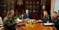 Лукашенко принял руководство МВД с докладом о состоянии оперативной обстановки в Беларуси и развитии ведомства