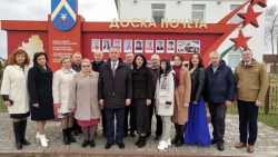 В Лиозно обновлена районная Доска почёта
