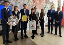 Делегация Лиозненщины поздравила парламент детей и учащейся молодёжи г. Новополоцка с 10-летием со дня образования
