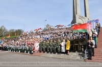 Пели и голосом, и сердцем. В Витебске прошла акция «Споем песни Победы вместе»