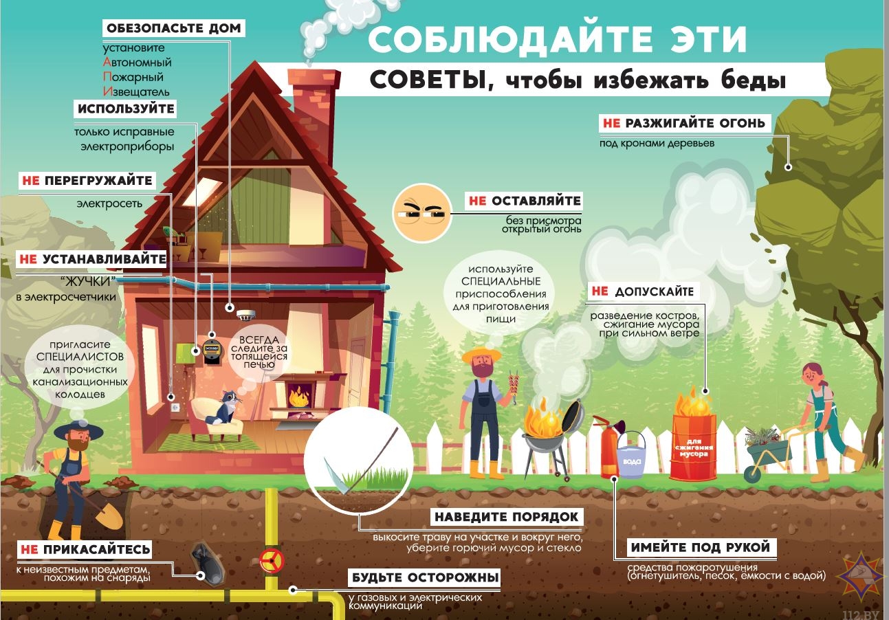 В первые майские выходные Лиозненские спасатели усилят обследования  жилищного фонда граждан