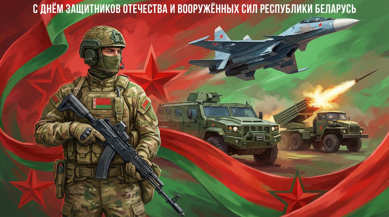 Руководство Витебской области поздравляет с Днем защитников Отечества и Вооруженных Сил Республики Беларусь