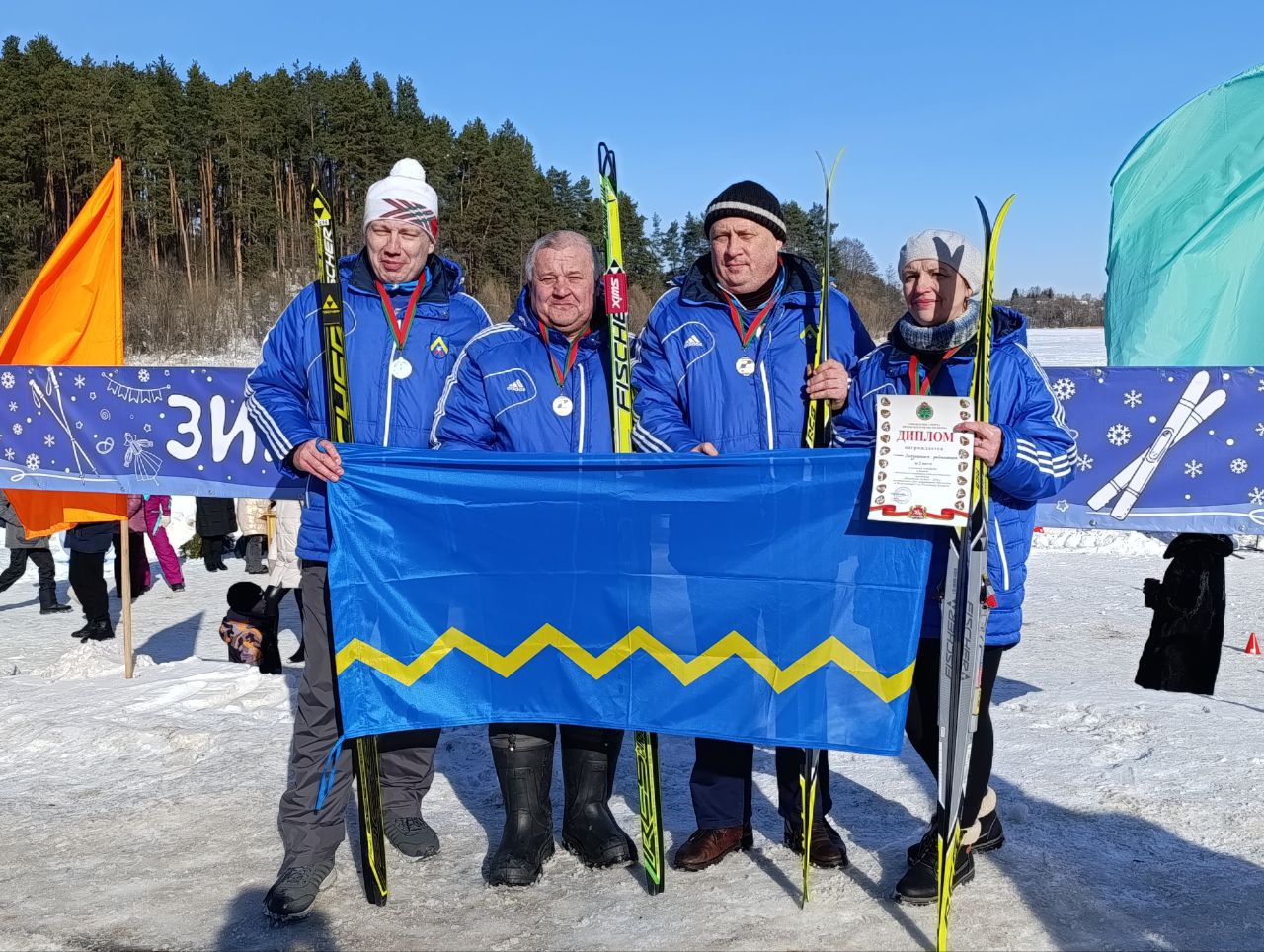 Лиозненцы на “Витебской лыжне”: серебро как звонкое завершение сезона!